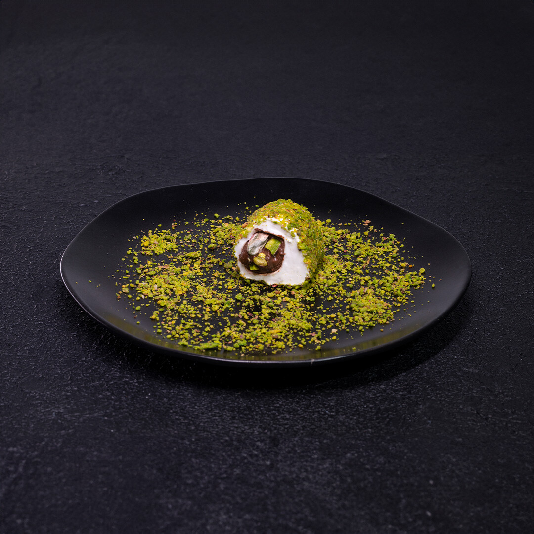 Antep Fıstığı Kaplı Çikolatalı Antep Fıstıklı Lokum - 