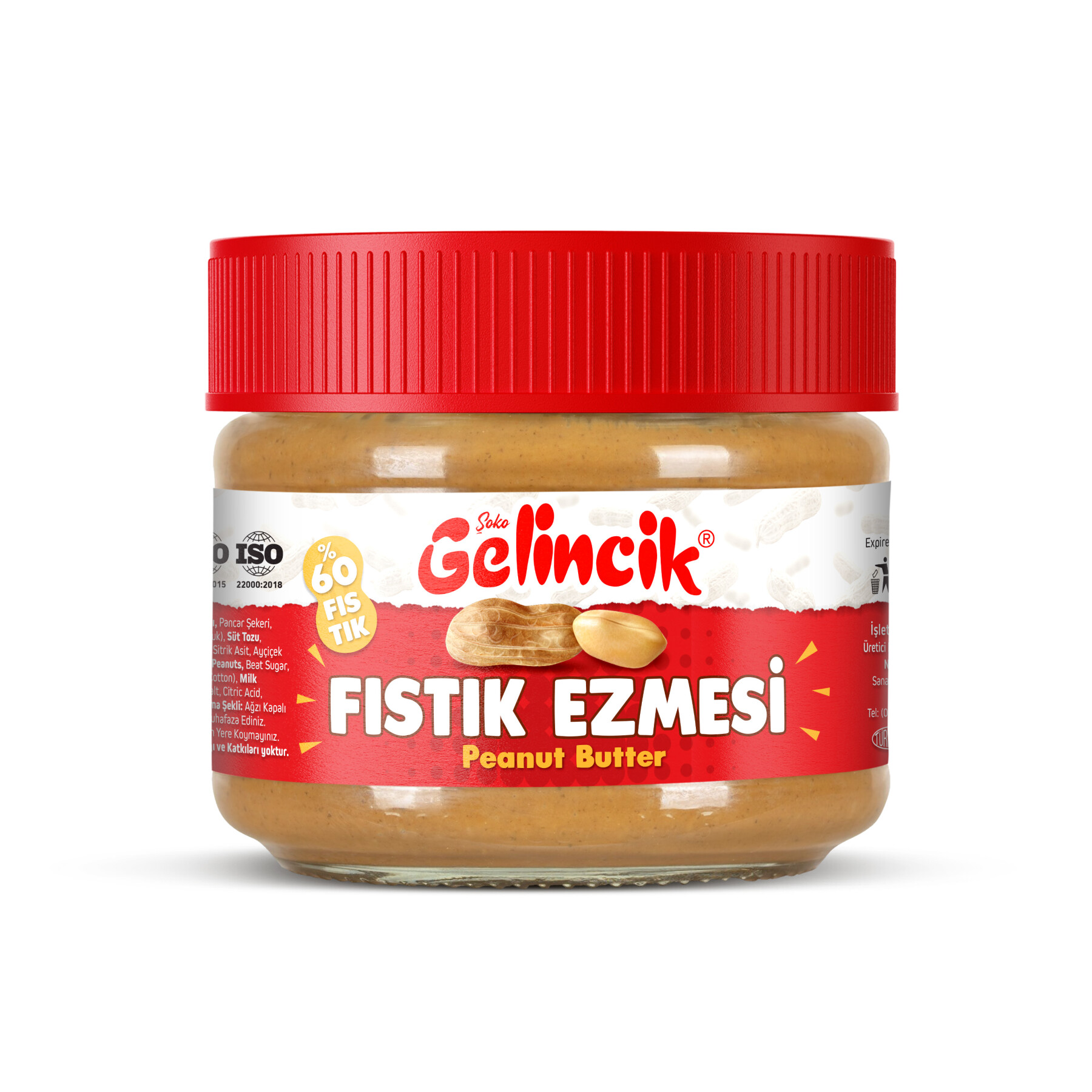 Gelincik Şekerli Fıstık Ezmesi 320 g - 