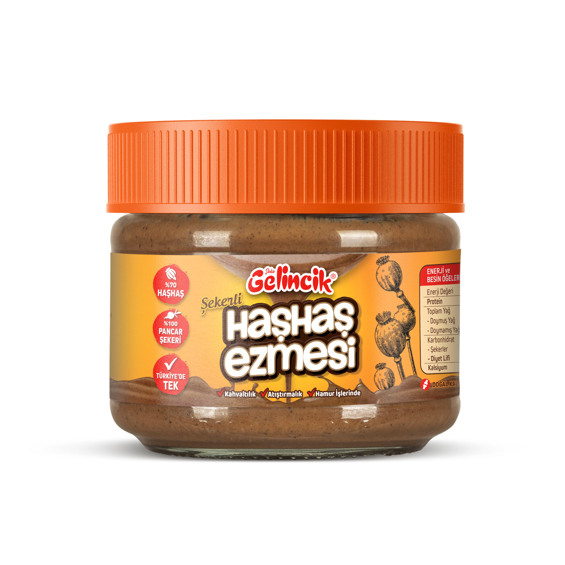 Gelincik Şekerli Haşhaş Ezmesi 320 g - 