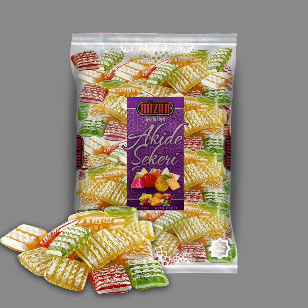 Mizan Çizgili Akide Şekeri 350 g - 