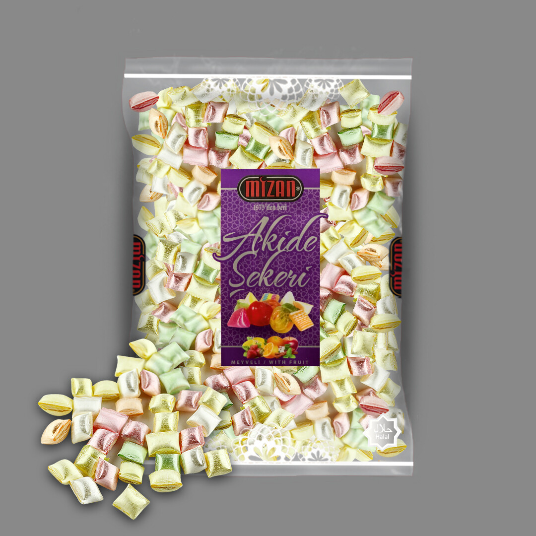 Mizan Renkli Naneli Akide Şekeri 350 g - 